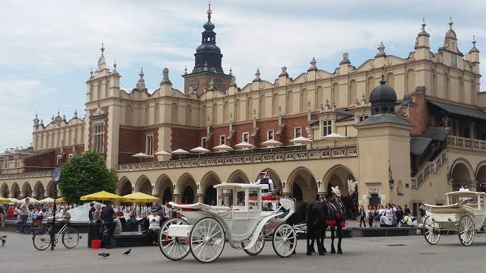 Krakow Old Town Slik Market