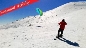 Snowkiting Event, Zakopane